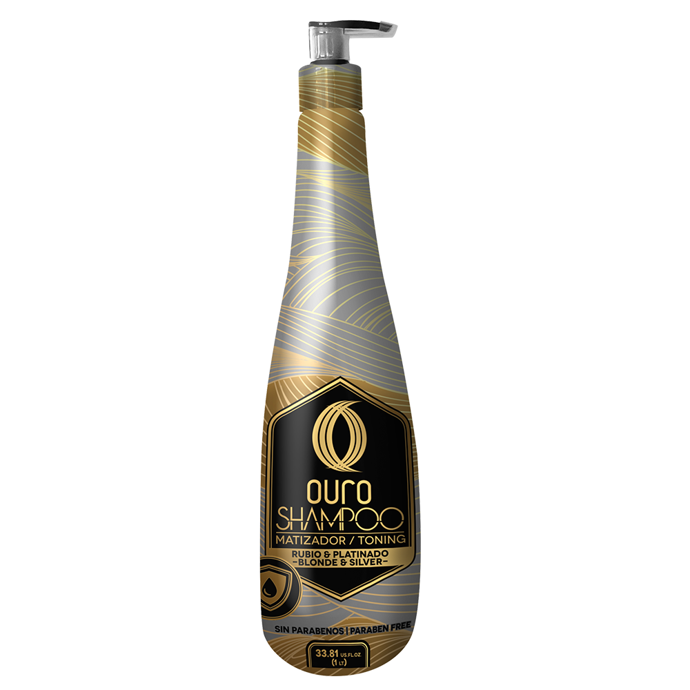OURO Shampoo Matizador Rubio y Platinado 1 L